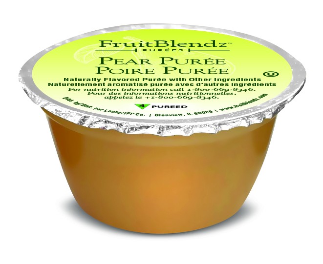FruitBlendz™ Pear Purées 4oz Cups (case of 72 cups)